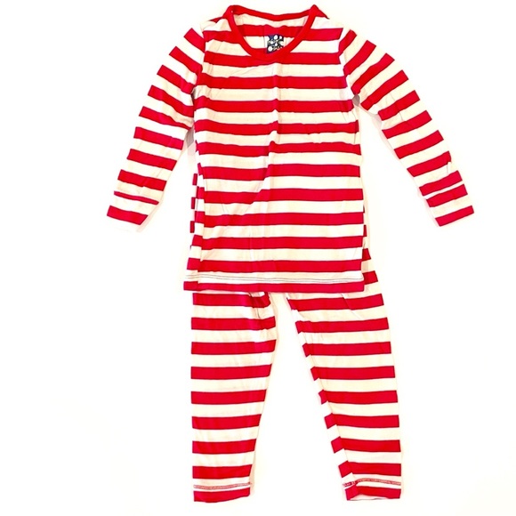 Kickee Pants Other - Kickee Pants 2T striped pajamas